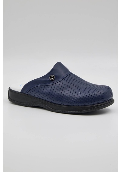 Term-0012 Quicksteps Professional Erkek Anatomik Ve Comfort Sabo Terlik Lacivert