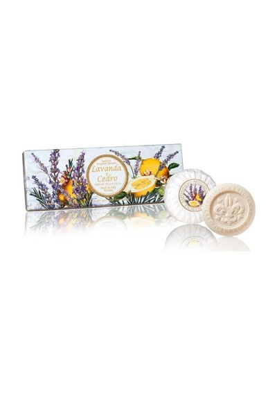 Saponificio Artigianale Fiorentino Sabun Lavender And Cedar 3 x 100 G