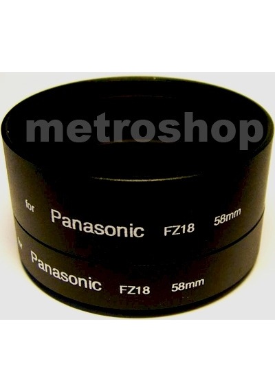Panasonic Lumix Fz18 Fz35 Fz38 için 58 MM Adaptör Tüp