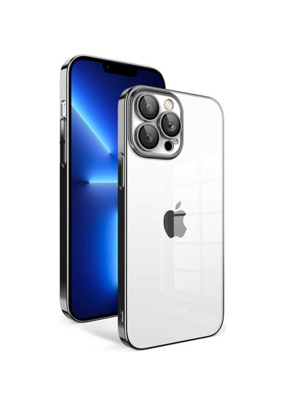 Apple Uyumlu iPhone 12 Pro Kamera Korumalı Renkli Çerçeveli Zore Garaj Kapak