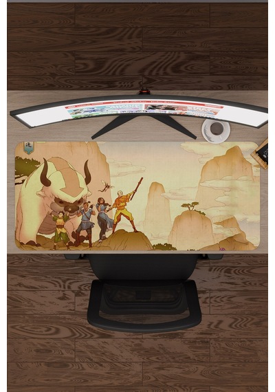 Avatar Son Hava Bükücü Dikişli Kauçuk Oyuncu Mousepad V3 - 90x40 Xxl Gaming Mouse Pad