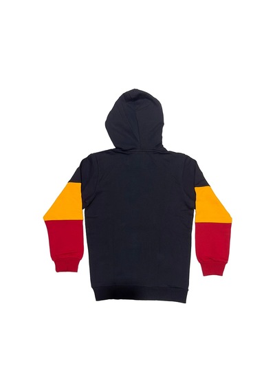 Galatasaray Orijinal Lisanslı Logo Siyah Kapüşonlu Sweat 091 Siyah