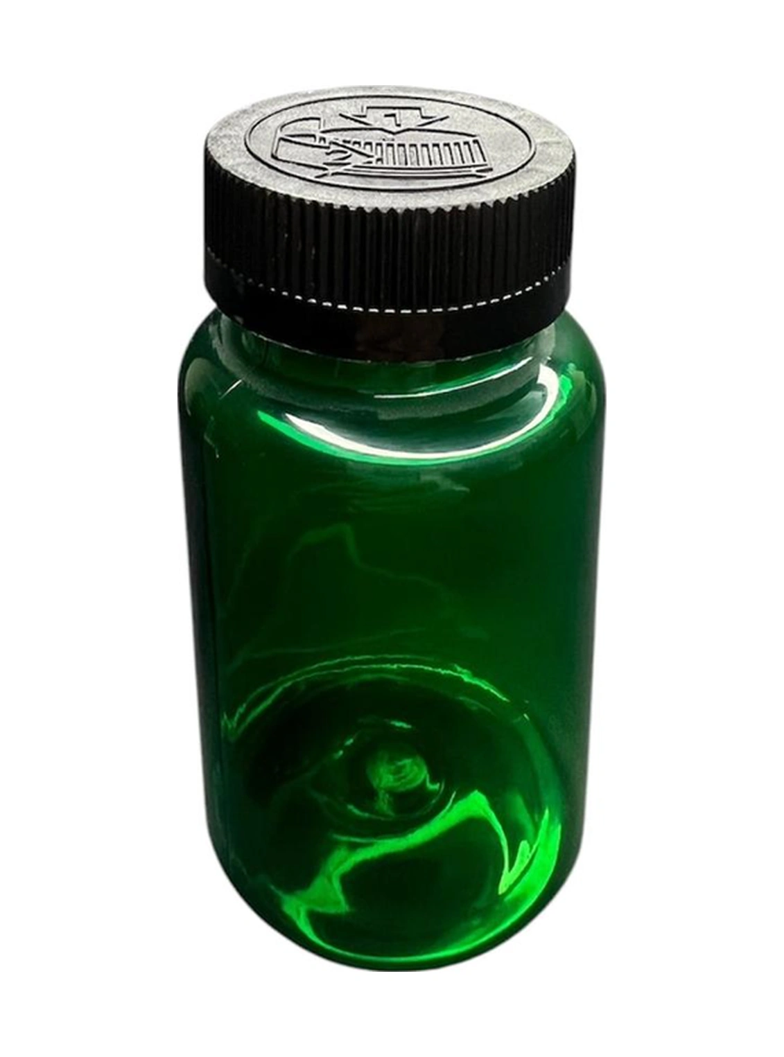 150ml Yeşil Tablet Şişesi Siyah Kapak, 24 Adet, Tablet Şişesi, Ecza Şişesi, Kozmetik Şişe