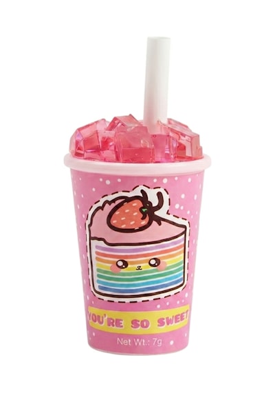 Pembe Sweet Soda Figür Kız Çocuk Dudak Balm