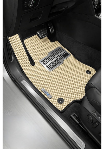 Otocraft Renault Trafic 2008-2014 Uyumlu Krem 3d Havuzlu Eva Ön Kabin Paspası Tek Parça Araca Özel