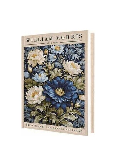 Deffter Blue Flower Williammorris 14x20 Sert Kapak Defter 64573-2 Çok Renkli