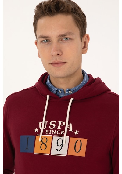 U.s. Polo Assn. Erkek Bordo Sweatshirt 50316364-vr014 Bordo