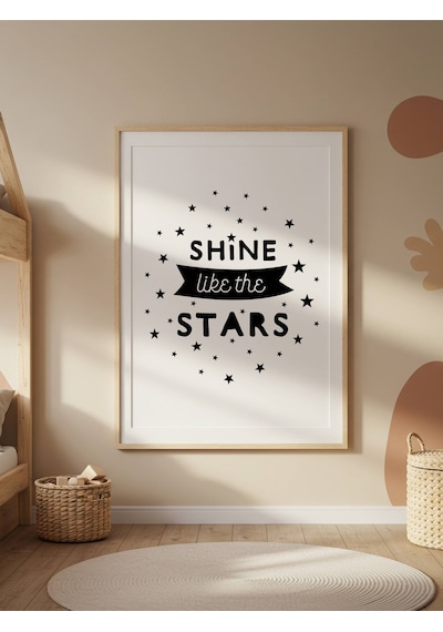 Shine Like The Stars Dijital Baskı Poster Çerçevesiz