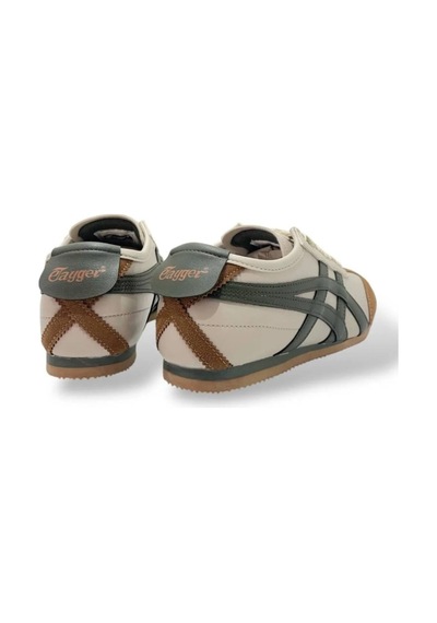 Bs Shoes Tayger Unisex Spor Ayakkabı Kaymaz Taban Oxford Sneakers Bej