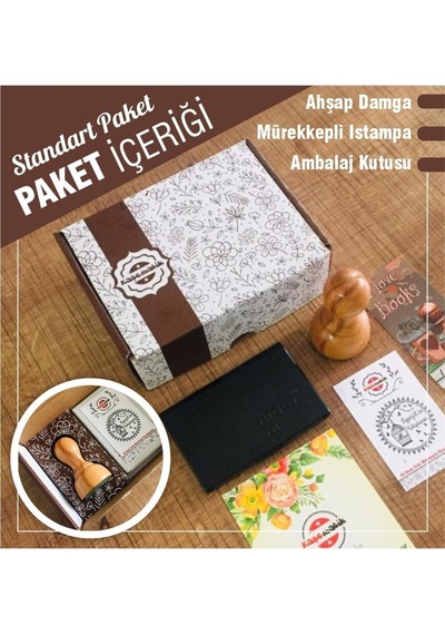 K 383 Kitaplık Tasarımlı Damga Mühür Genel