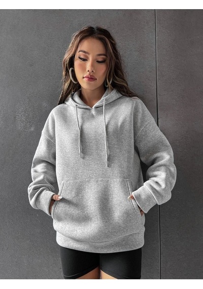 Altamira Unisex Good Things Sırt Baskılı Oversize Kapşonlu Sweatshirt 001