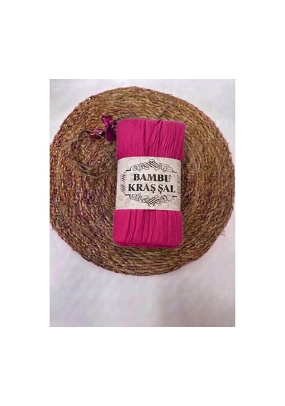 ALDAIYR Bambu Kraş Hijab Fuşya