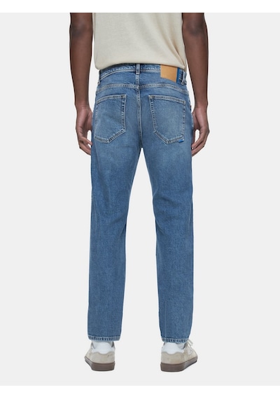 Sawyer 5 Dar Paça Orta Bel Mid Indigo Jean Pantolon Çok Renkli
