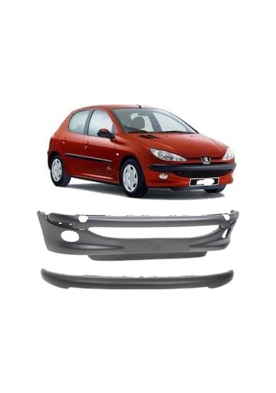 Ön Tampon Sis Farlıkuşaklı Peugeot 206 2004-2010 7401N3