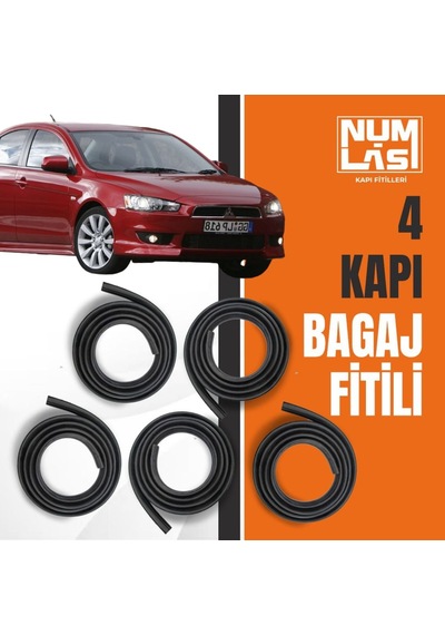 Mitsubishi Lancer Evolution 2007-2016 4 Kapı + Bagaj Fitili-a Kalite-numlas-nm3060