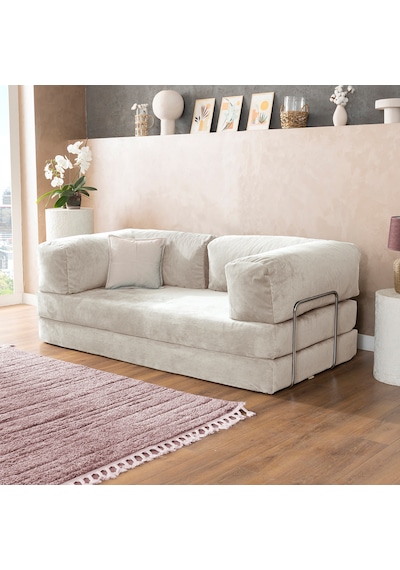 Argimo Godila Çok Amaçlı Sofa Çift Kişilik Yatak Koltuk Fildişi