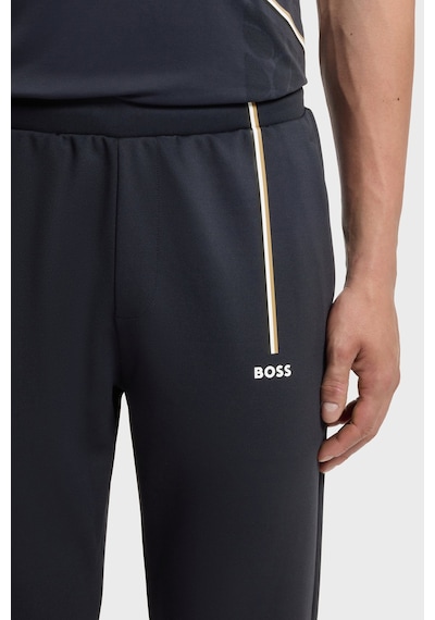 Boss Logolu Regular Fit Lastikli Bel Pantolon Erkek Pantolon 50563330 402 Lacivert