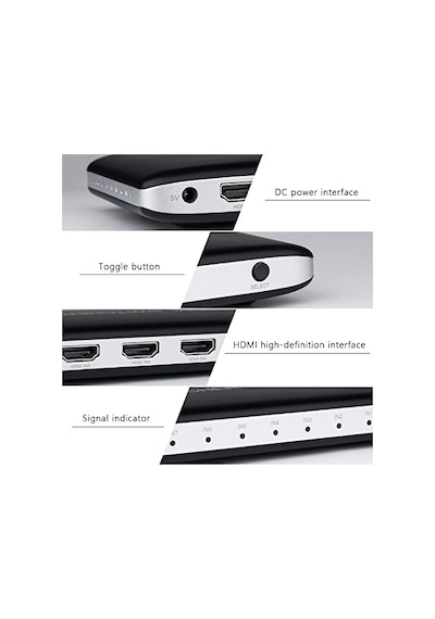 HDMI SWİTCH 7 İN (GİRİŞ) 1 OUT (ÇIKIŞ) SEÇİCİ 4K 60HZ 2.0 VERSİON