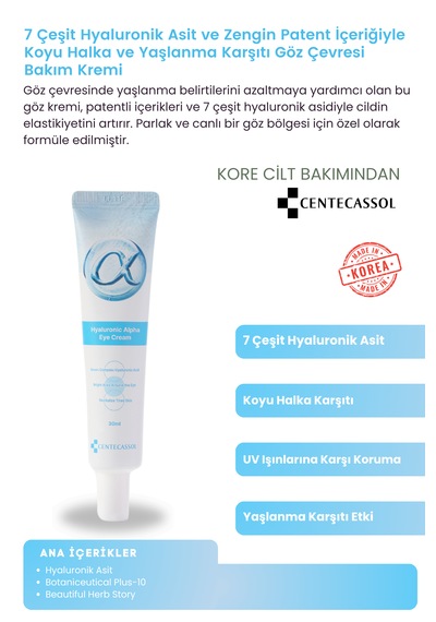 Centecassol Hyaluronic Alpha Eye Cream 30 ML