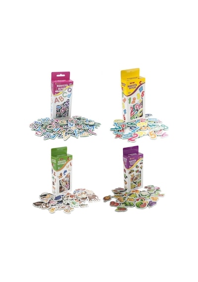 Diytoy Manyetik Oyuncaklar Sayılar Alfabe Hayvanlar Meyveler Sebzeler Magnet 4'Lü 3 6 Yaş