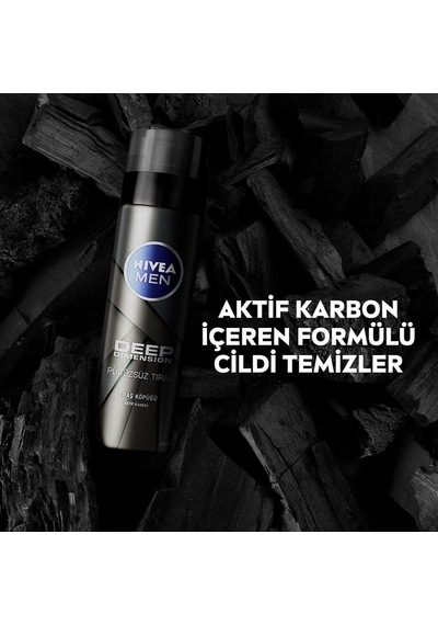 Nivea Deep Dimension Tıraş Köpüğü 200 Ml 24'li Paket