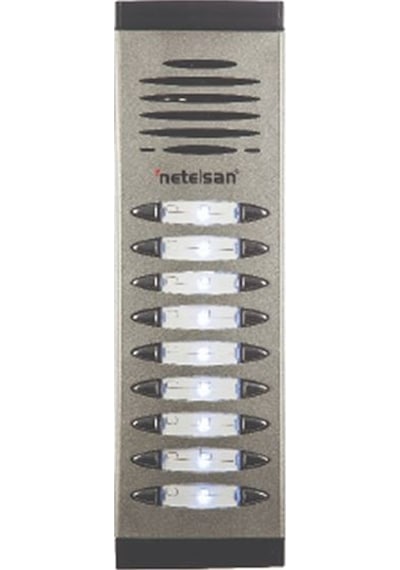 Netelsan M.u.dıa.00045 Diyafonlu Zil Paneli 17-18 Butonlu