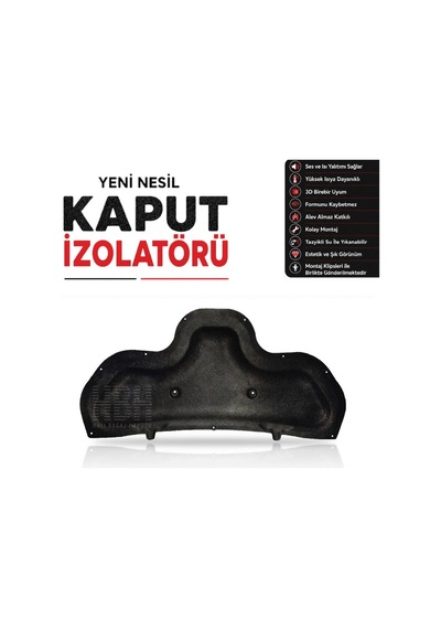Opel Grandland Elektirikli / Hybrid Kaput İzolatörü 2025 Ve Sonrası + Klips Takımı