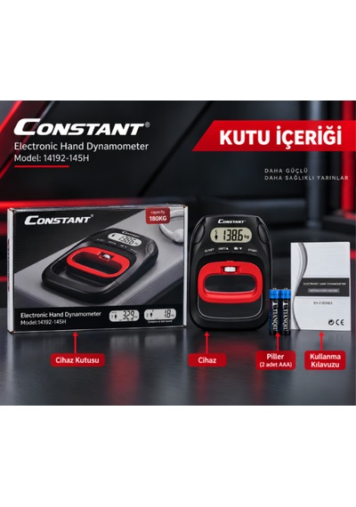 Constant 14192-145h El Kuvveti Ölçer siyah