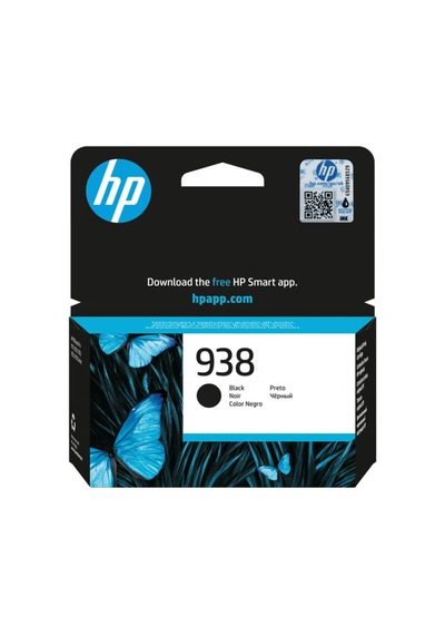 Hp 938 4s6x8p Siyah  Mürekkep Kartuşu 1.250 Sayfa
