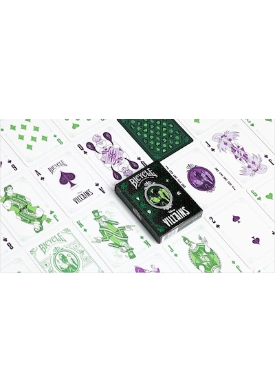 Bicycle Disney Villains Green Oyun Kağıdı İskambil Kartları