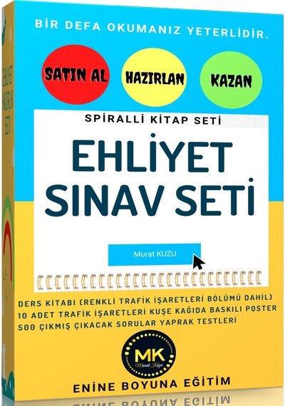 Ehliyet Sınav Seti Ehliyet Kitabı ve Çıkacak Sorular