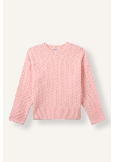 Defacto Oversıze Bisiklet Yaka Kazak F5235ax26wnpn256 Pembe-pn256