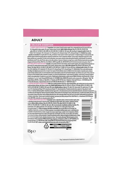 Purina Delicate Digestion Sos İçinde Okyanus Balıklı Yetişkin Kedi Maması 85gr Pouch X 26 Adet