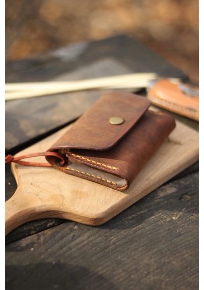 Hi Leather Kişiye İsme Özel Maia Kamp Outdoor Deri Baharatlık Camel