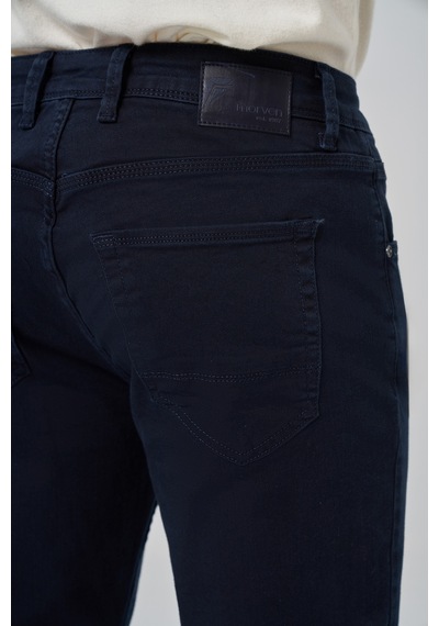 Morven Erkek Lacivert Denim 5 Cep Slim Fit Jean Kot Pantolon 26ms003007200 Lacivert