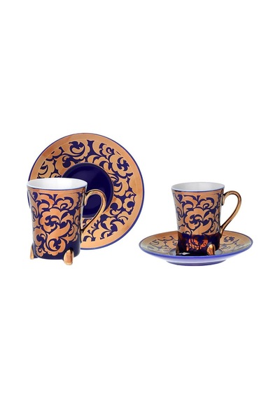 Lucky Art Bella Bone 6lı Kahve Fincanı