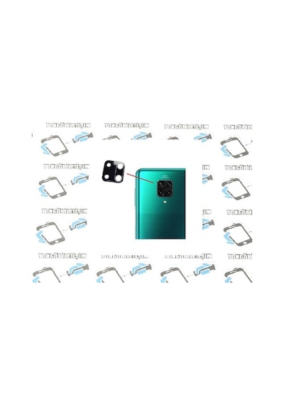 Xiaomi Uyumlu Redmi Note 9 Pro Arka Kamera Camı Lens Yapışkanlı