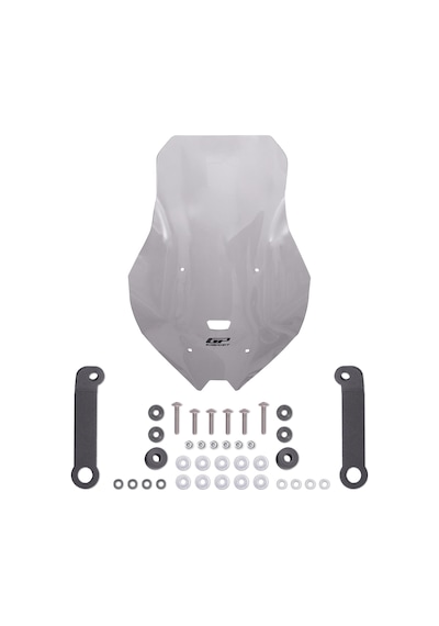 GP Kompozit RKS Reale 125 2022-2025 Uyumlu Ön Tur Camı Füme 62 cm