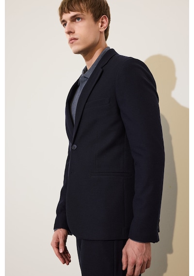 Defacto Modern Fit Penye Cepli Blazer Ceket F2347ax26aunv64 Lacivert-nv64