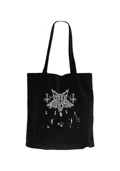 Dark Funeral Grup Face Siyah Kanvas Bez Çanta Siyah