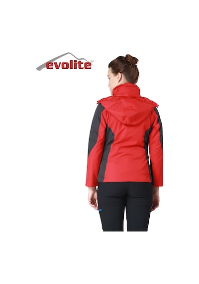 Evolite Diva Bayan 3in1 Gri/kırmızı Mont Kırmızı