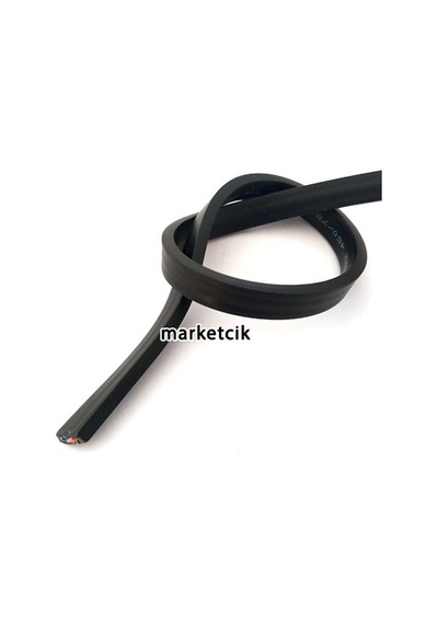 2X1.5 Mm Yassı Ttr Kablo.Tavukçu Seyyar Bahçe Aydınlatma Kablosu