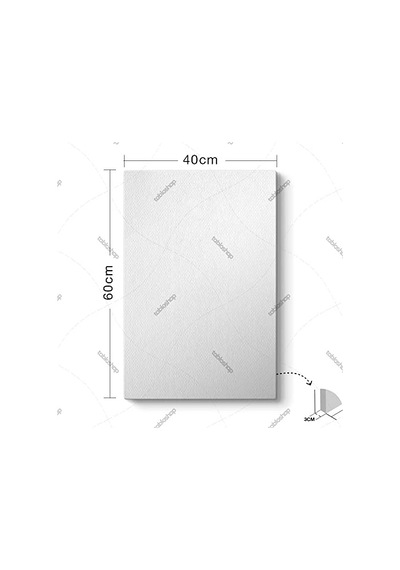 Sakin Denizde Yelkenli Çerçeveli Cam Tablo 60x60 Cm Ca01025