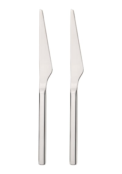 Mudo Home New Premıum Steel 2'li Tatlı Bıçağı Gümüş