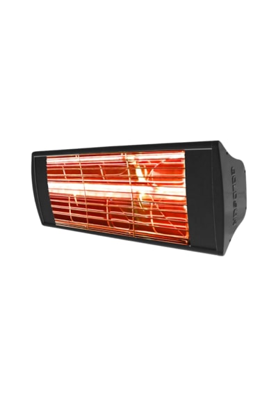 Supra 1500 Watt Gss15 Kumandasız Suya Dayanıklı Elektrikli İnfrared Isıtıcı-siyah