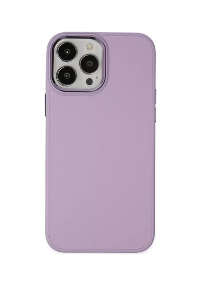 Apple İphone 13 Pro Kılıf Asya Deri Silikon - Lila