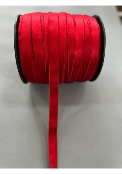 1.5 Cm Askı Lastiği 5 Metre Kırmızı