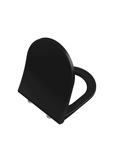 131-483-009-VitrA Integra Slim Etekli Soft Klozet Kapağı Duroplast - Mat Siyah