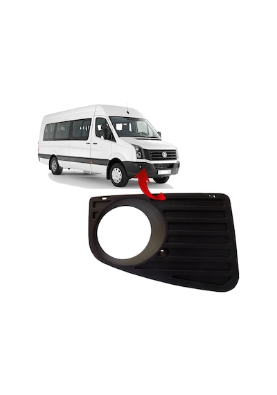 Vw Crafter Sağ Sis Kapağı Sisli 2006-2012 2E0807676