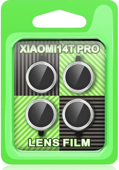 Newface Xiaomi Mi 14t Pro Raze Metal Kamera Lens - Gümüş